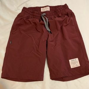 Burgundy AMPHIBIOUS Shorts (Dress & Swim)